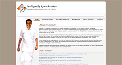 Desktop Screenshot of mullappallyramachandran.com